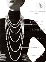 Load image into Gallery viewer, 6MM White &amp; 8MM Black Shell-Coated Pearl Fold &amp; Wear Necklace
