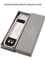 Load image into Gallery viewer, 10MM (Big Pearl Size) Pastel Pink Shell-Coated High Luster Pearls Necklace Jewelry Set
