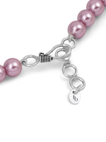 Load image into Gallery viewer, 8MM (Medium Pearl Size) Lavender Shell-Coated High Luster Pearls Necklace Jewelry Set
